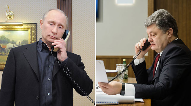 Владимир Путин и Петр Порошенко. Фото из архива