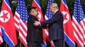 Ким Чен Ын и Дональд Трамп. Фото Синьхуа - БЕЛТА