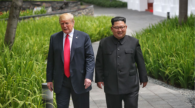 Дональд Трамп и Ким Чен Ын. Фото Синьхуа - БЕЛТА