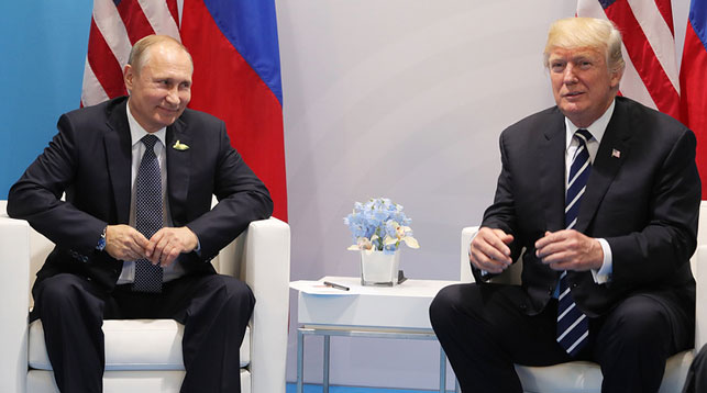 Владимир Путин и Дональд Трамп. Фото EPA