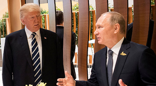 Дональд Трамп и Владимир Путин. Фото из архива