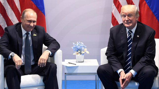 Владимир Путин и Дональд Трамп. Фото Getty Images