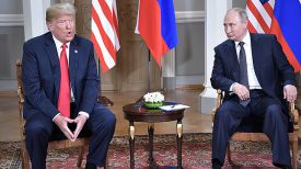 Дональд Трамп и Владимир Путин. Фото ТАСС