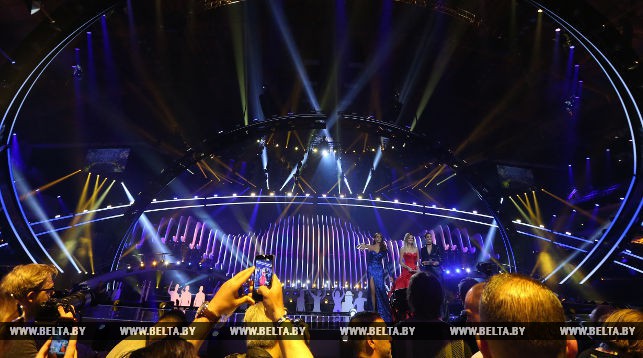 На сцене конкурса "Евровидение-2018"
