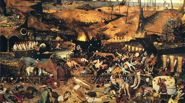 Картина "Триумф смерти" фламандского живописца и графика Питера Брейгеля