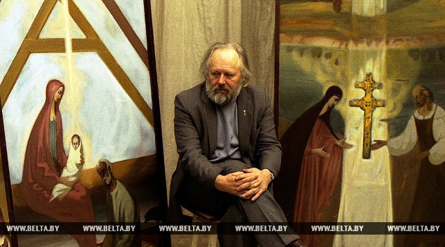 Белорусский художник Гавриил Харитонович Ващенко. Ноябрь 1992 года
