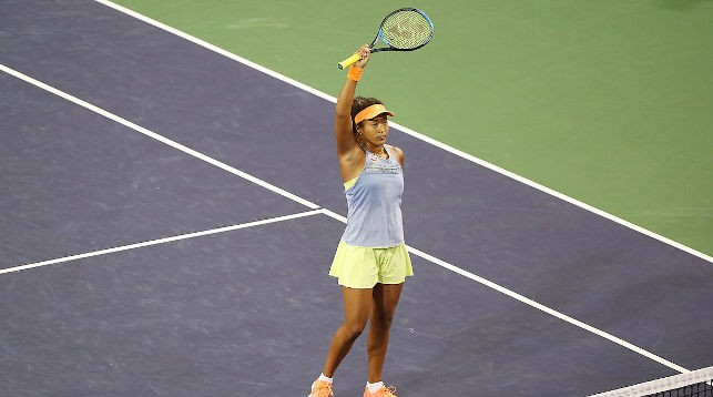 Наоми Осака. Фото официального сайта турнира