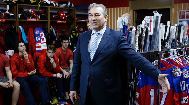 Владислав Третьяк. Фото Федерации хоккея России