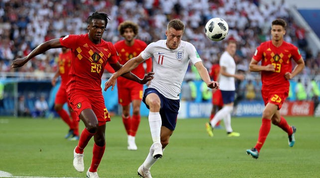 Во время матча Бельгия - Англия. Фото Getty Images