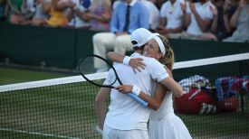 Джейми Маррей и Виктория Азаренко. Фото Белорусской теннисной федерации