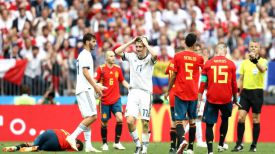 Во время матча Россия - Испания. Фото Getty Images