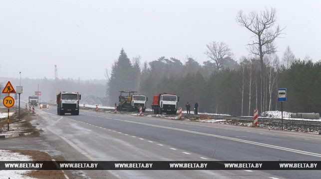 Реконструкция автомобильной дороги М6 Минск-Гродно. Фото из архива