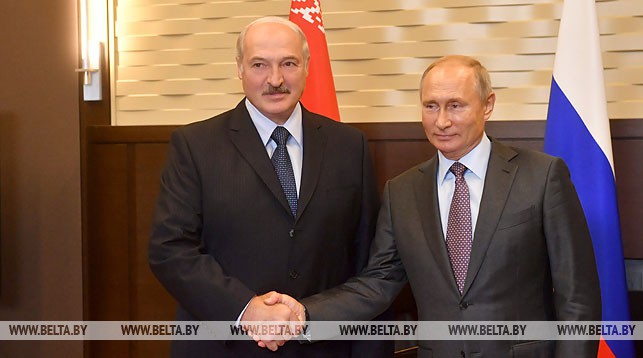 Александр Лукашенко и Владимир Путин. Фото из архива