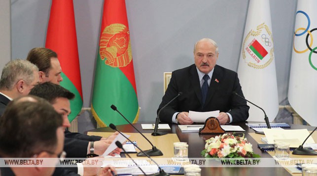 Александр Лукашенко на заседании Исполкома Национального олимпийского комитета