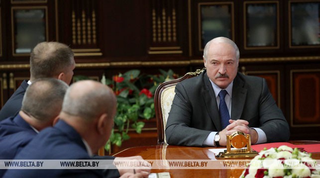 Александр Лукашенко во время согласования