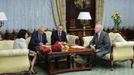 Во время встречи с Президентом Грузии Саломе Зурабишвили