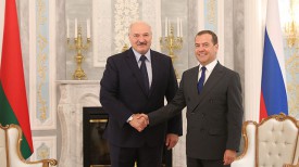 Александр Лукашенко и Дмитрий Медведев