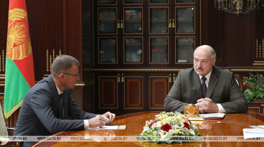 Андрей Кунцевич и Александр Лукашенко