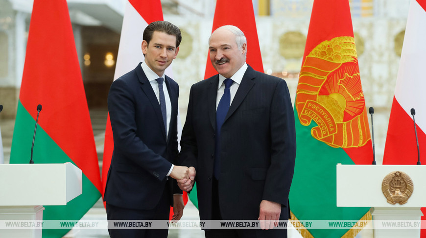 Себастьян Курц и Александр Лукашенко. Фото из архива