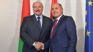 Александр Лукашенко и Вольфганг Соботка