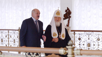 Александр Лукашенко и Патриарх Московский и всея Руси Кирилл. Фото из архива