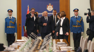 Александр Вучич и Александр Лукашенко