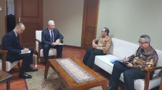 Во время встречи. Фото посольства Беларуси в Индонезии