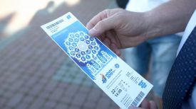 Билет на одно из событий II Европейских игр. Фото из архива