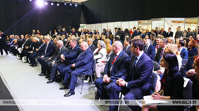 Во время открытия IV Международного форума-выставки деловых контактов "Брест-2019"