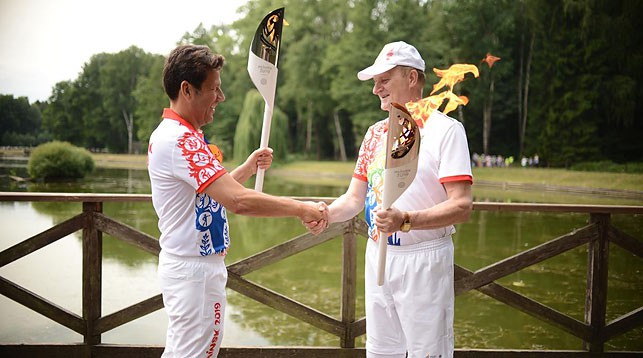 Марио Джорджо Стефано Бальди и Владимир Гусаков. Фото официального сайта Европейских игр
