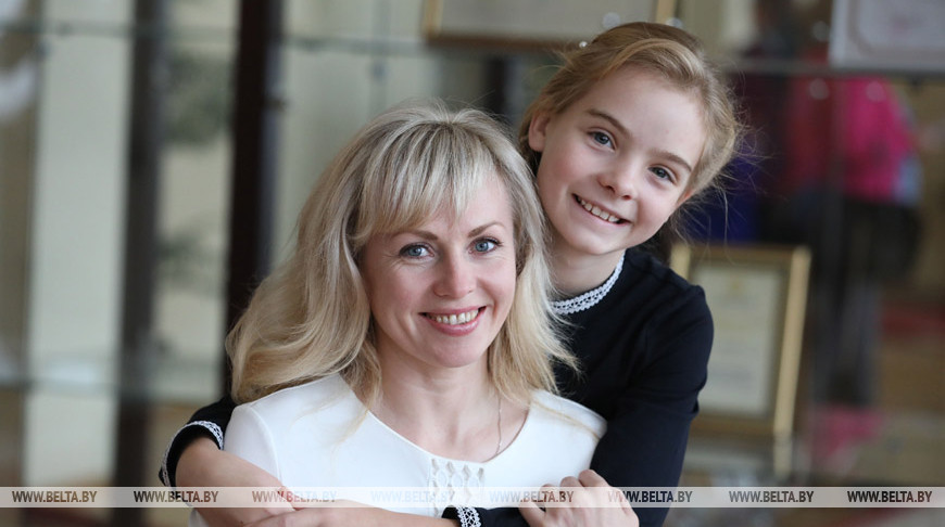 Екатерина Грудинская с дочкой Ксенией