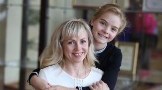 Екатерина Грудинская с дочкой Ксенией