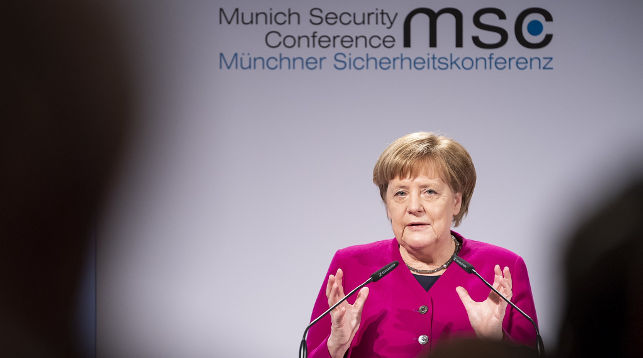 Ангела Меркель. Фото из Twitter-аккаунта The Munich Security Conference (MSC)