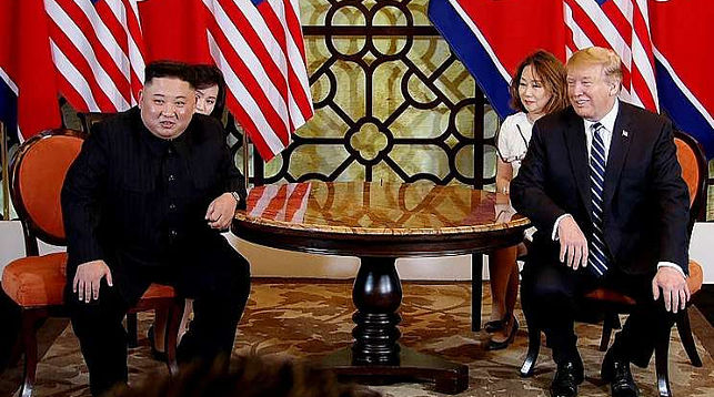 Ким Чен Ын и Дональд Трамп. Фото   EPA  