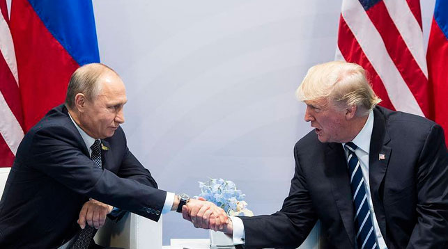 Владимир Путин и Дональд Трамп. Фото   AP  