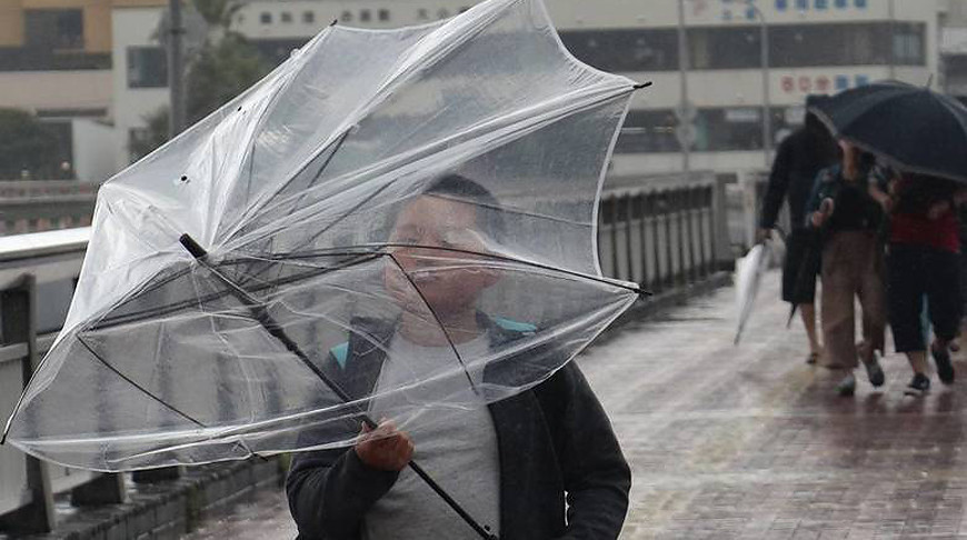 Во время тайфуна "Хагибис". Фото ТАСС