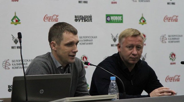 Виктор Гончаренко и Александр Ермакович. Фото АБФФ