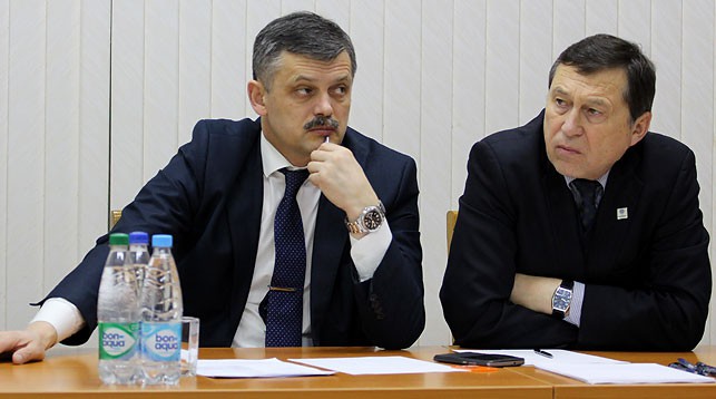 Сергей Ковальчук и Георгий Катулин. Фото Министерства спорта и туризма
