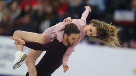 Габриэлла Пападакис и Гийом Сизерон стали лучшими в танцах на льду на ЧЕ в Минске