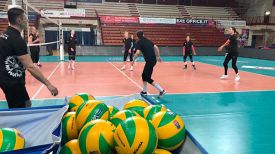 Волейболистки &quot;Минчанки&quot; проводят тренировку в Новаре. Фото ВК &quot;Минск&quot;