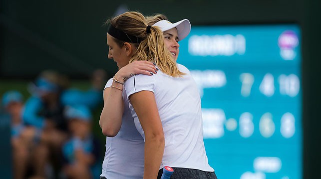 Виктория Азаренко и Элина Свитолина. Фото Jimmie48 Tennis Photography