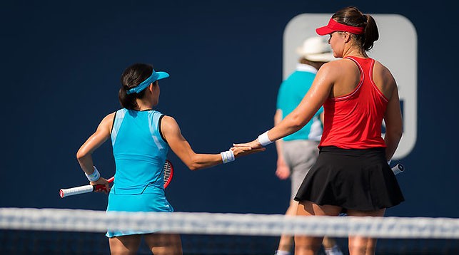 Лидия Морозова и Сюко Аояма. Фото Jimmie48 tennis photography
