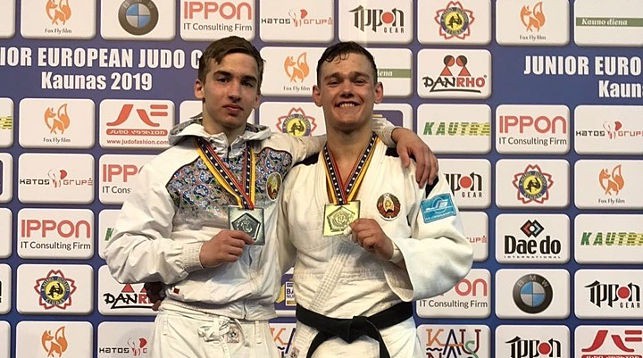 Руслан Головачов и Егор Трухан. Фото judobelarus.com