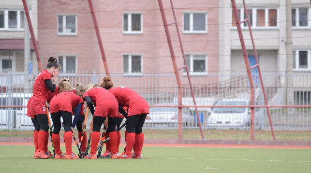 Хоккеистки "Минска". Фото Белорусской федерации хоккея на траве