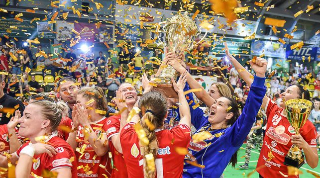 Гандболистки "Гомеля" выиграли Кубок Беларуси. Фото сайта   "Гомельские ведомости"  