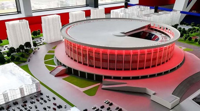 В Санкт-Петербурге к ЧМ-2023 по хоккею построят самую большую в мире арену. Фото IIHF