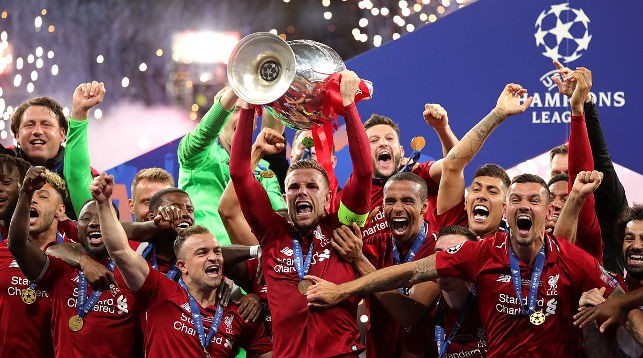Футболисты "Ливерпуля" выиграли Лигу чемпионов. Фото официального twitter-аккаунта УЕФА