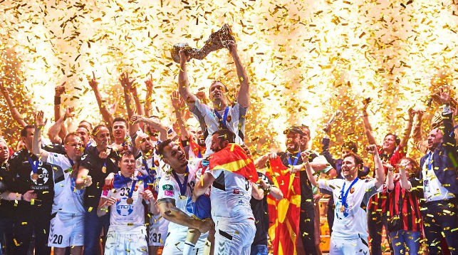 "Вардара" во второй раз выиграл Лиги чемпионов. Фото EHF