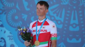 Велосипедист Василий Кириенко выиграл гонку с раздельным стартом
