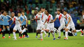 Ликование перуанских футболистов. Фото Reuters